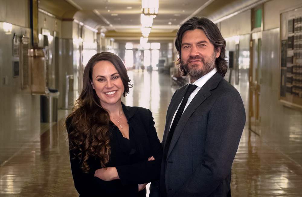 Photo of Attorneys Michelle M. Maloney & Christopher T. Hernandez